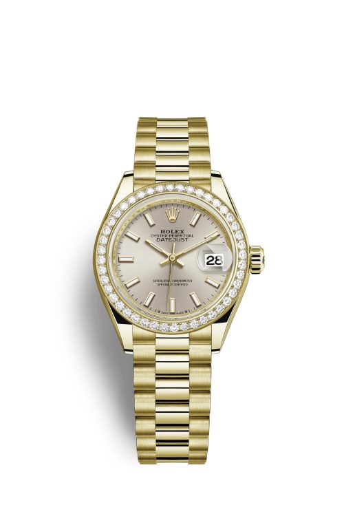 Rolex Lady-Datejust 28 18kt Yellow Gold and diamonds 279138RBR-0005
