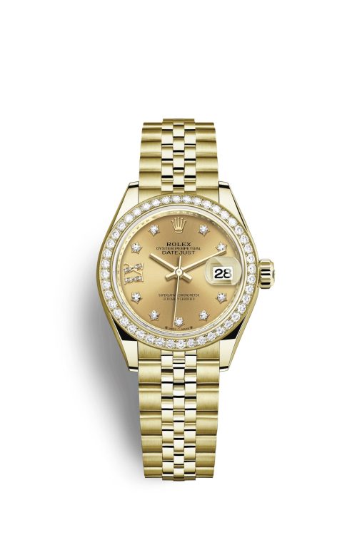 Rolex Lady-Datejust 28 18kt Yellow Gold and diamonds 279138RBR-0007