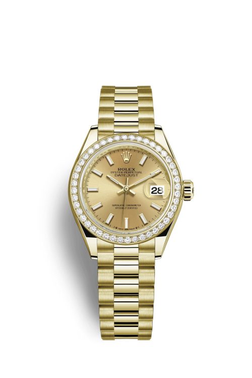 Rolex Lady-Datejust 28 18kt Yellow Gold and diamonds 279138RBR-0014