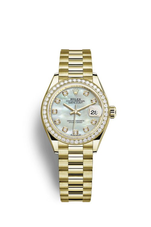 Rolex Lady-Datejust 28 18kt Yellow Gold and diamonds 279138RBR-0015