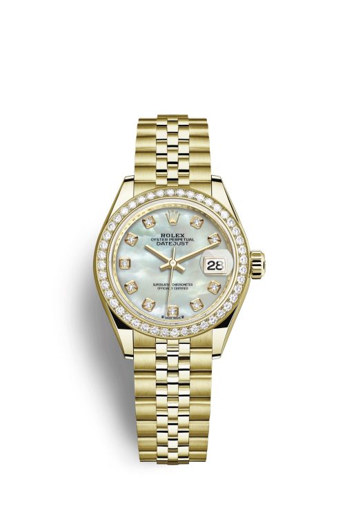 Rolex Lady-Datejust 28 18kt Yellow Gold and diamonds 279138RBR-0016