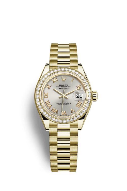 Rolex Lady-Datejust 28 18kt Yellow Gold and diamonds 279138RBR-0017