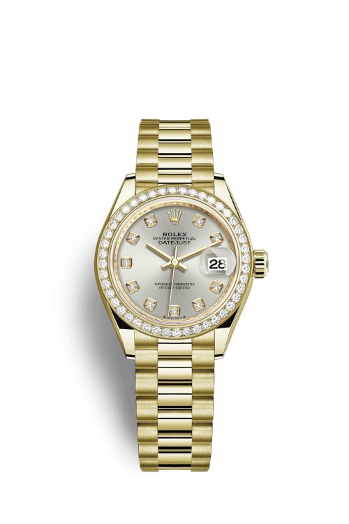 Rolex Lady-Datejust 28 18kt Yellow Gold and diamonds 279138RBR-0019