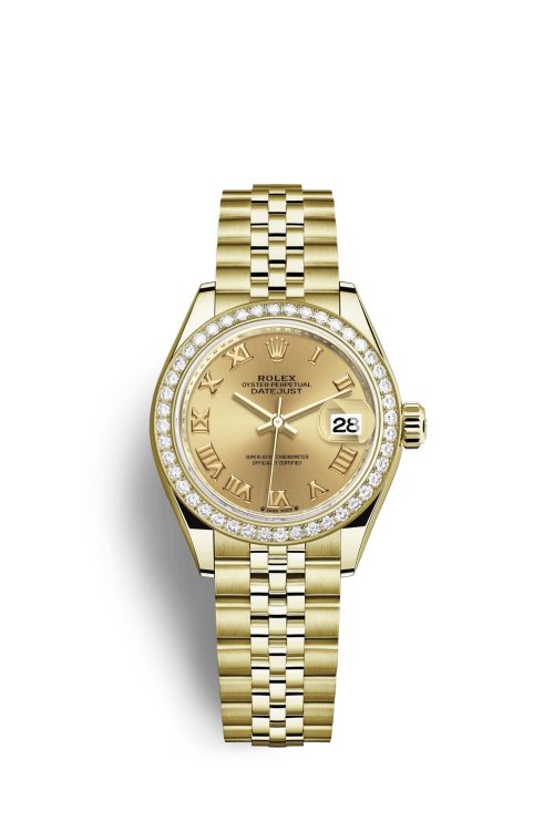 Rolex Lady-Datejust 28 18kt Yellow Gold and diamonds 279138RBR-0022