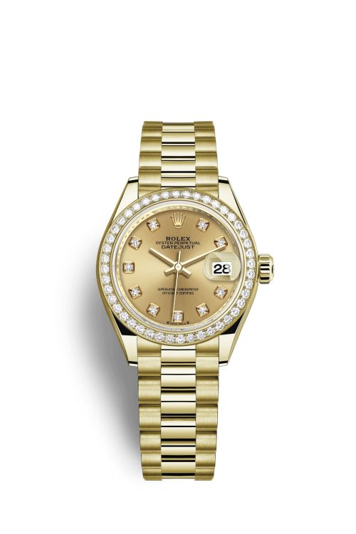 Rolex Lady-Datejust 28 18kt Yellow Gold and diamonds 279138RBR-0023
