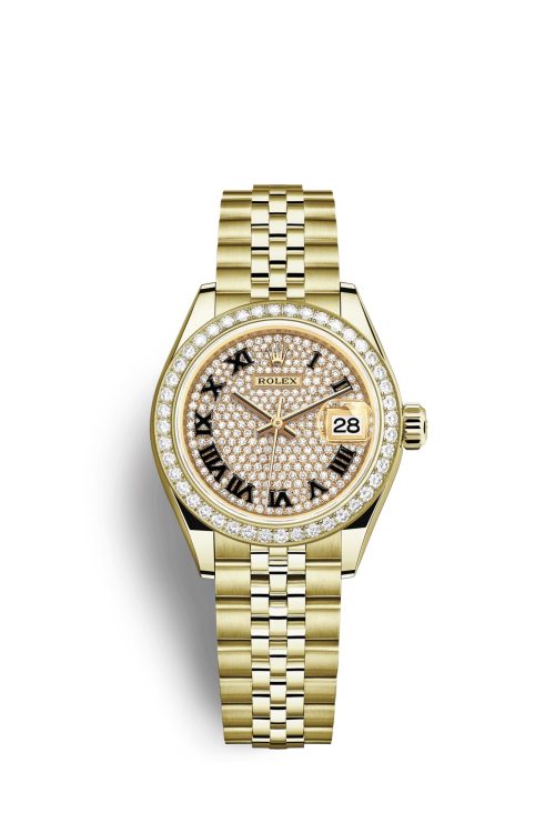 Rolex Lady-Datejust 28 18kt Yellow Gold and diamonds 279138RBR-0030