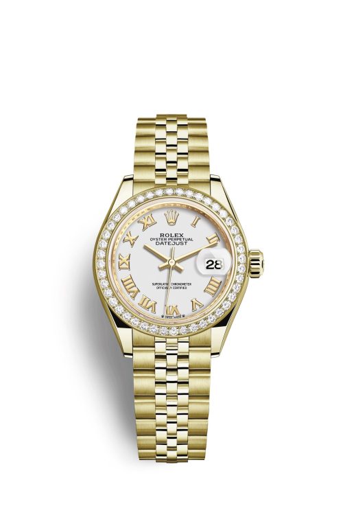 Rolex Lady-Datejust 28 18kt Yellow Gold and diamonds 279138RBR-0032