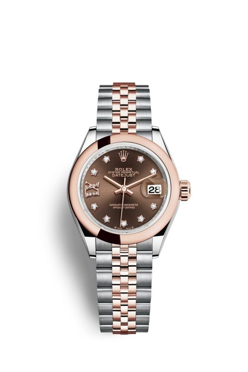 Rolex Lady-Datejust 28 Oystersteel and 18k Everose Gold 279161-0003