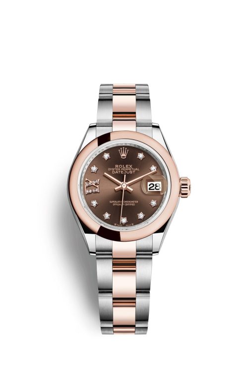 Rolex Lady-Datejust 28 Oystersteel and 18k Everose Gold 279161-0004