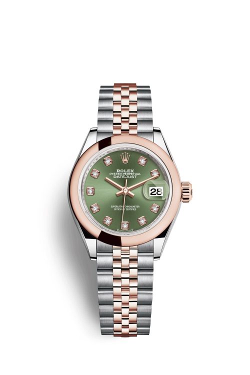 Rolex Lady-Datejust 28 Oystersteel and 18k Everose Gold 279161-0007