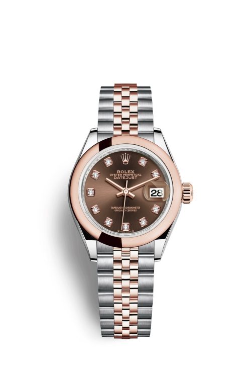 Rolex Lady-Datejust 28 Oystersteel and 18k Everose Gold 279161-0011