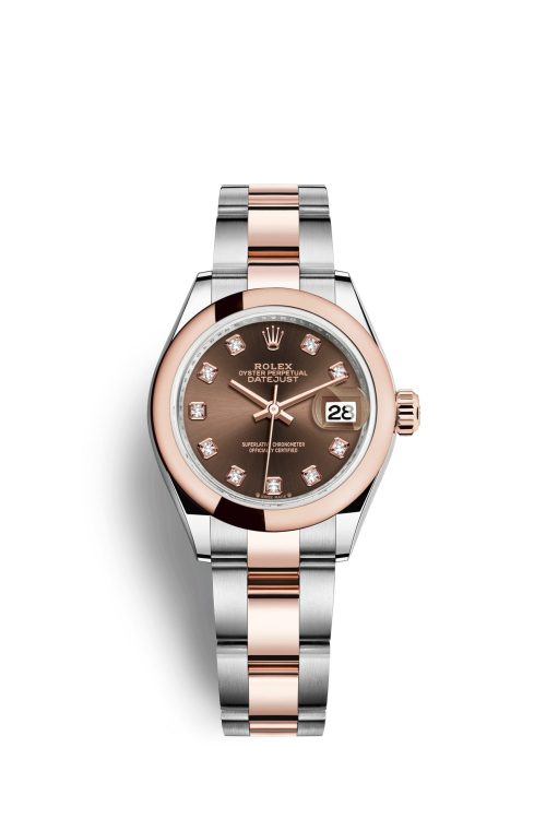 Rolex Lady-Datejust 28 Oystersteel and 18k Everose Gold 279161-0012