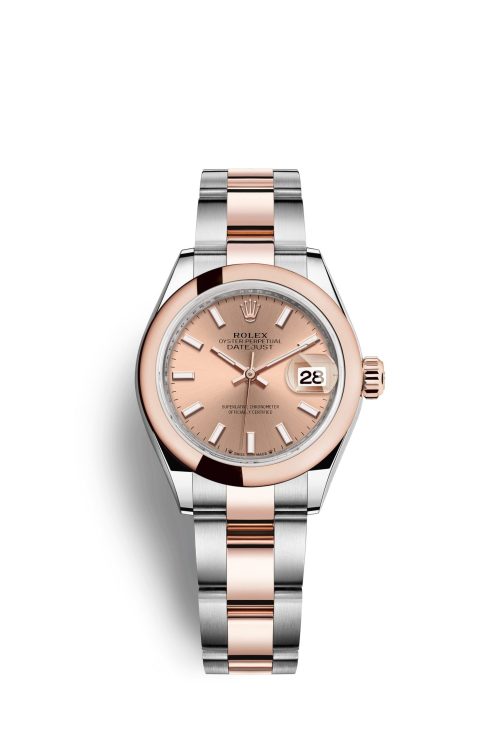 Rolex Lady-Datejust 28 Oystersteel and 18k Everose Gold 279161-0024