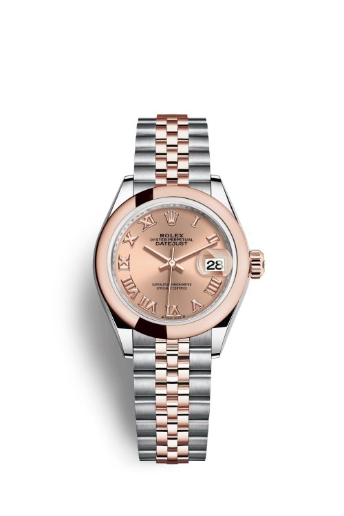 Rolex Lady-Datejust 28 Oystersteel and 18k Everose Gold 279161-0025