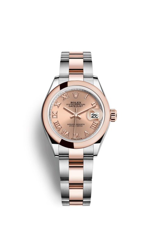 Rolex Lady-Datejust 28 Oystersteel and 18k Everose Gold 279161-0026