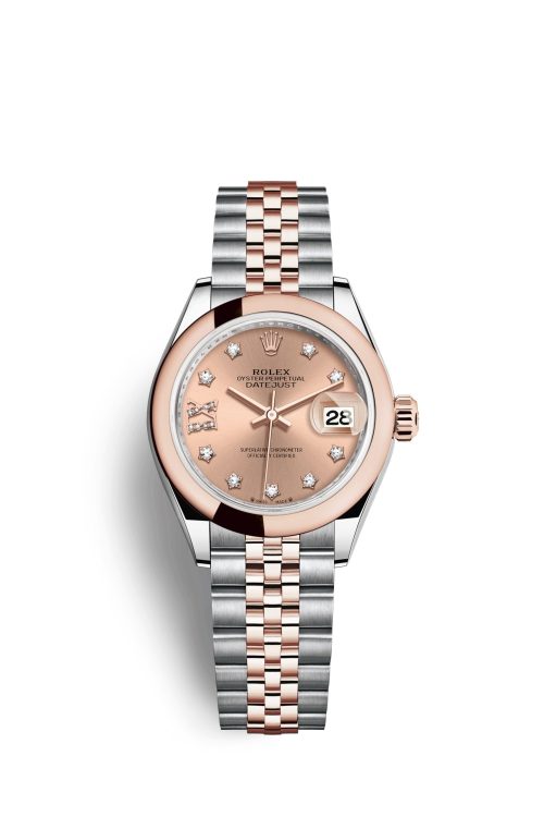 Rolex Lady-Datejust 28 Oystersteel and 18k Everose Gold 279161-0027