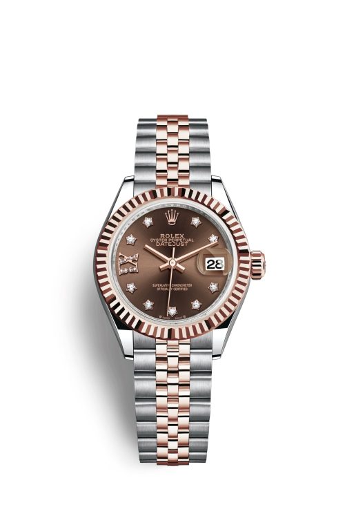 Rolex Lady-Datejust 28 Oystersteel and 18k Everose Gold 279171-0003