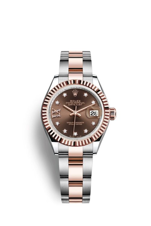 Rolex Lady-Datejust 28 Oystersteel and 18k Everose Gold 279171-0004