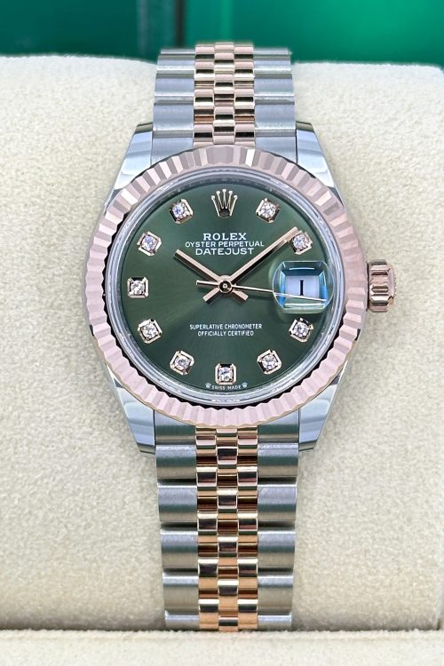 Rolex Lady-Datejust 28 Oystersteel and 18k Everose Gold 279171-0007