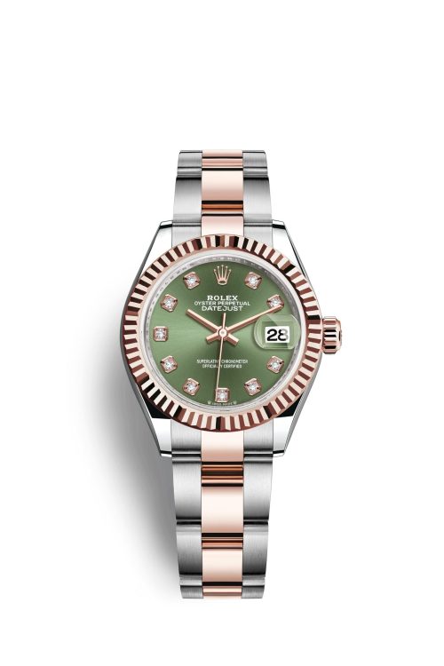 Rolex Lady-Datejust 28 Oystersteel and 18k Everose Gold 279171-0008