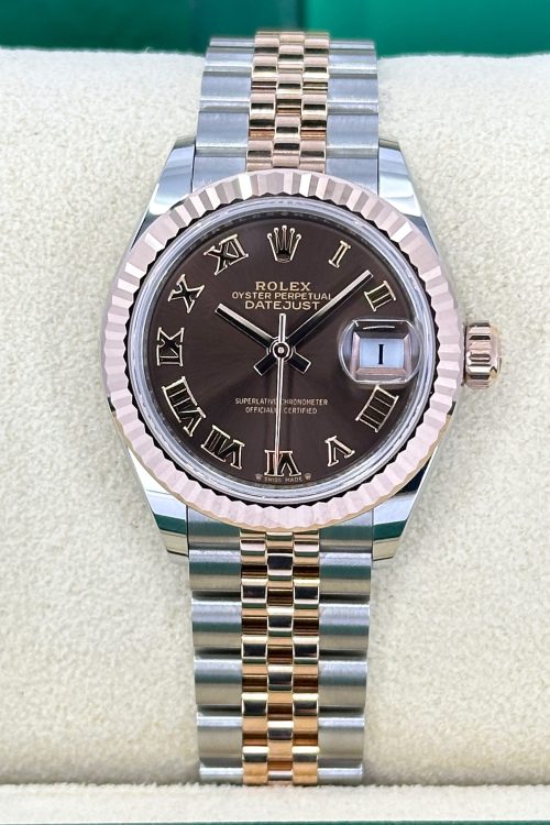 Rolex Lady-Datejust 28 Oystersteel and 18k Everose Gold 279171-0009