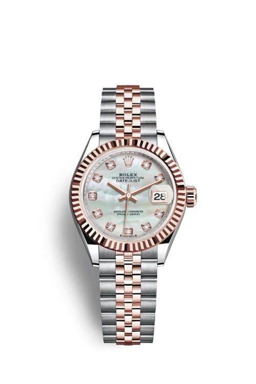 Rolex Lady-Datejust 28 Oystersteel and 18k Everose Gold 279171-0013