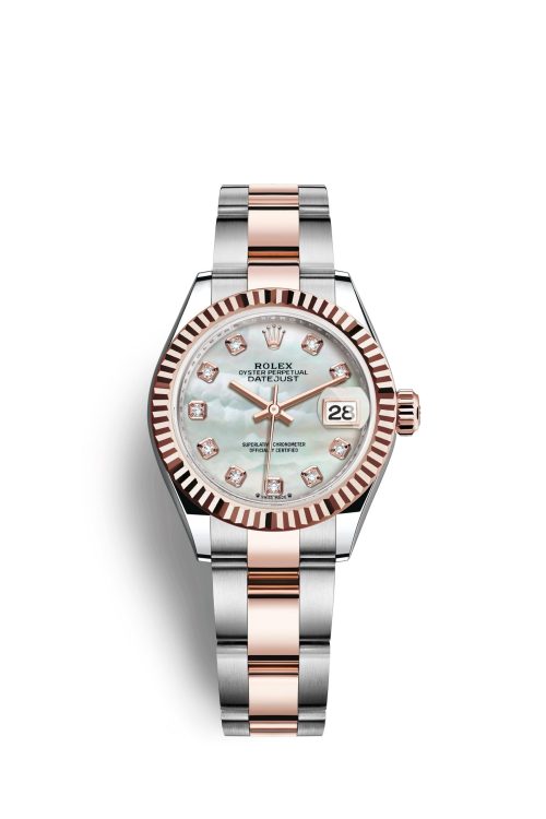 Rolex Lady-Datejust 28 Oystersteel and 18k Everose Gold 279171-0014
