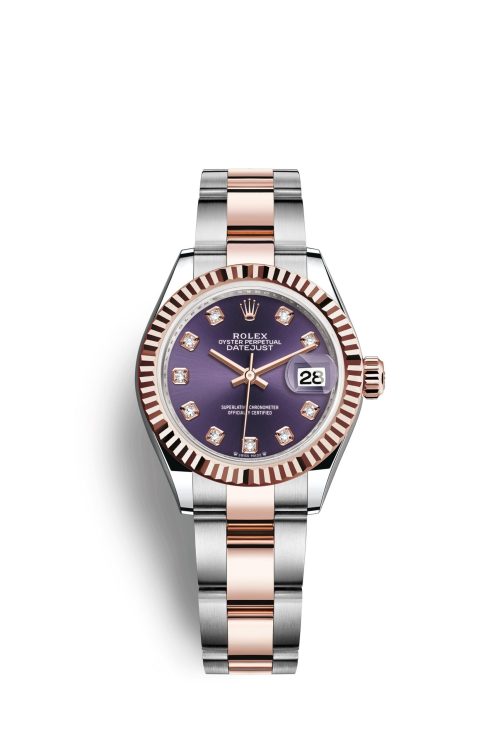 Rolex Lady-Datejust 28 Oystersteel and 18k Everose Gold 279171-0016