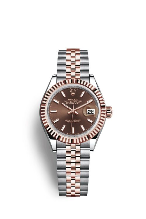 Rolex Lady-Datejust 28 Oystersteel and 18k Everose Gold 279171-0017