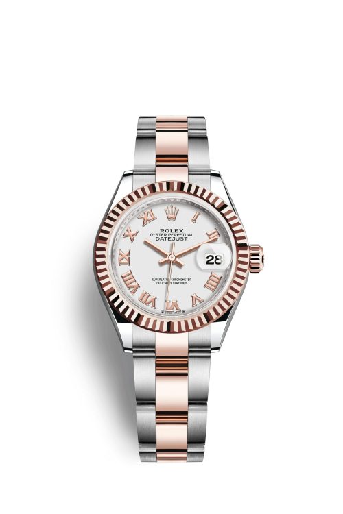 Rolex Lady-Datejust 28 Oystersteel and 18k Everose Gold 279171-0022