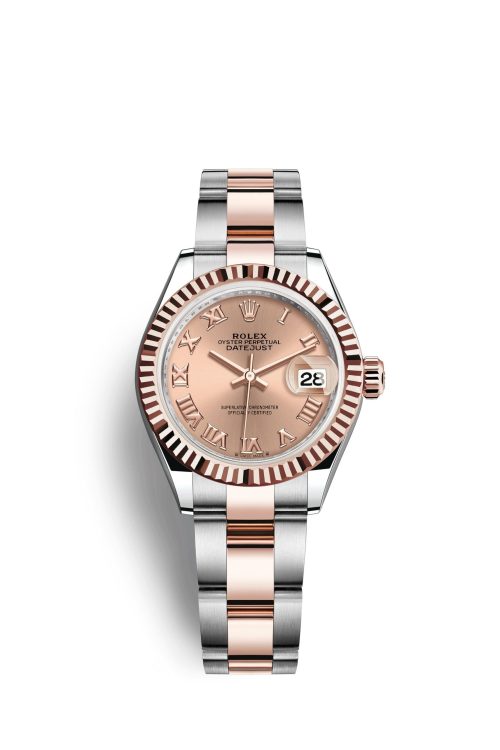 Rolex Lady-Datejust 28 Oystersteel and 18k Everose Gold 279171-0026