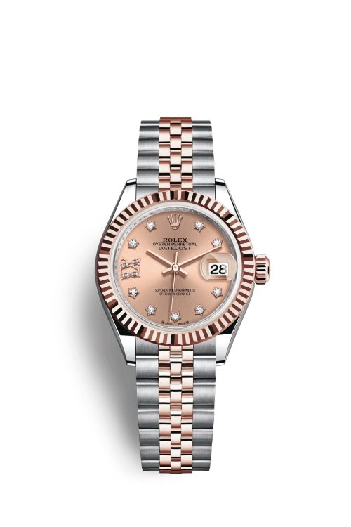 Rolex Lady-Datejust 28 Oystersteel and 18k Everose Gold 279171-0027