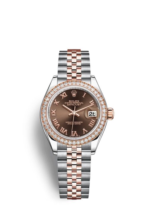 Rolex Lady-Datejust 28 Oystersteel and 18k Everose Gold 279381RBR-0009
