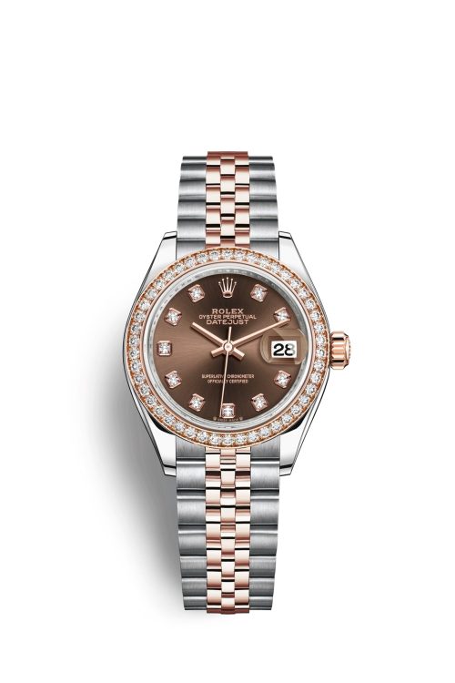Rolex Lady-Datejust 28 Oystersteel and 18k Everose Gold 279381RBR-0011