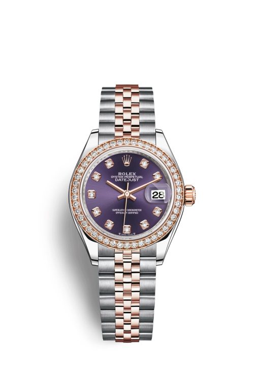 Rolex Lady-Datejust 28 Oystersteel and 18k Everose Gold 279381RBR-0015