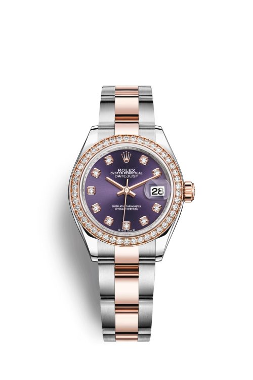 Rolex Lady-Datejust 28 Oystersteel and 18k Everose Gold 279381RBR-0016