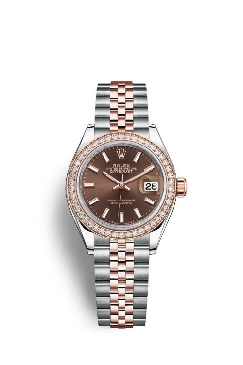 Rolex Lady-Datejust 28 Oystersteel and 18k Everose Gold 279381RBR-0017