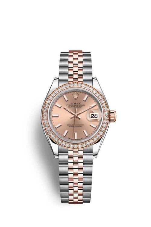 Rolex Lady-Datejust 28 Oystersteel and 18k Everose Gold 279381RBR-0023