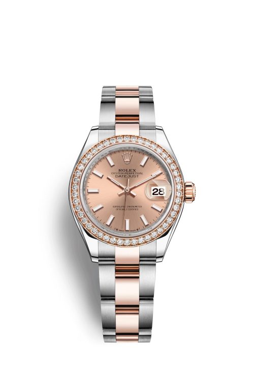 Rolex Lady-Datejust 28 Oystersteel and 18k Everose Gold 279381RBR-0024