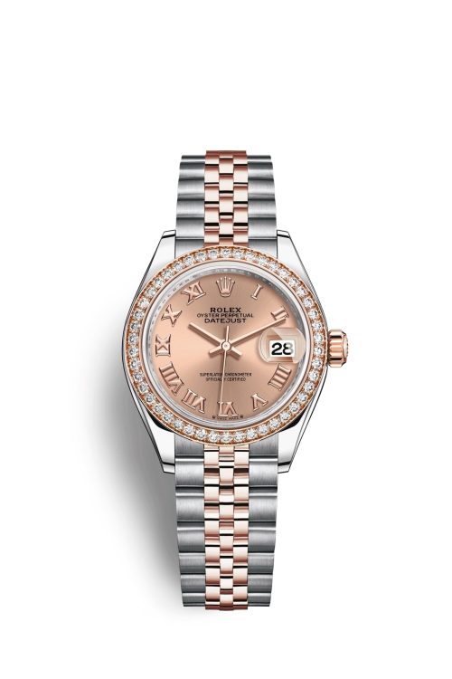 Rolex Lady-Datejust 28 Oystersteel and 18k Everose Gold 279381RBR-0025