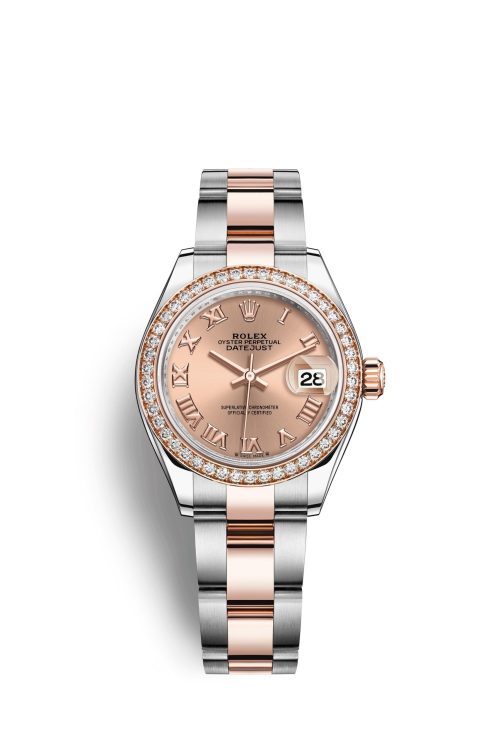Rolex Lady-Datejust 28 Oystersteel and 18k Everose Gold 279381RBR-0026