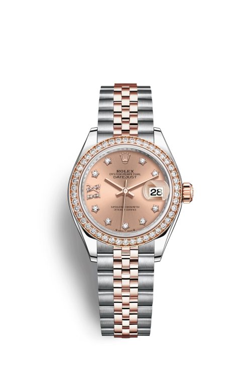 Rolex Lady-Datejust 28 Oystersteel and 18k Everose Gold 279381RBR-0027