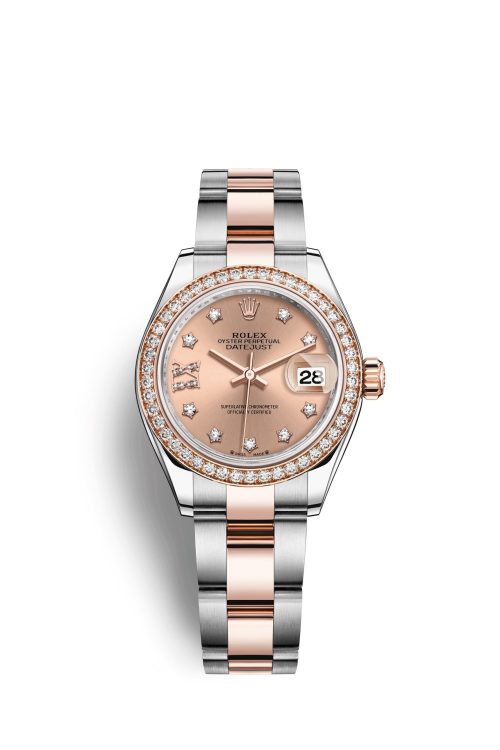 Rolex Lady-Datejust 28 Oystersteel and 18k Everose Gold 279381RBR-0028
