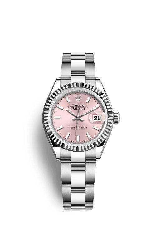 Rolex Lady-Datejust 28 Oystersteel and 18k White Gold 279174-0002