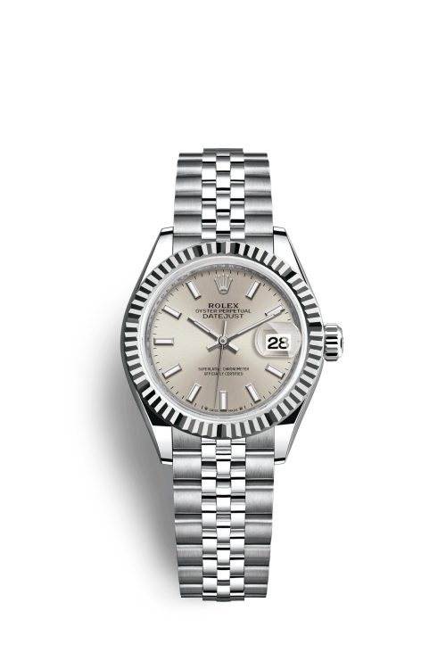 Rolex Lady-Datejust 28 Oystersteel and 18k White Gold 279174-0005