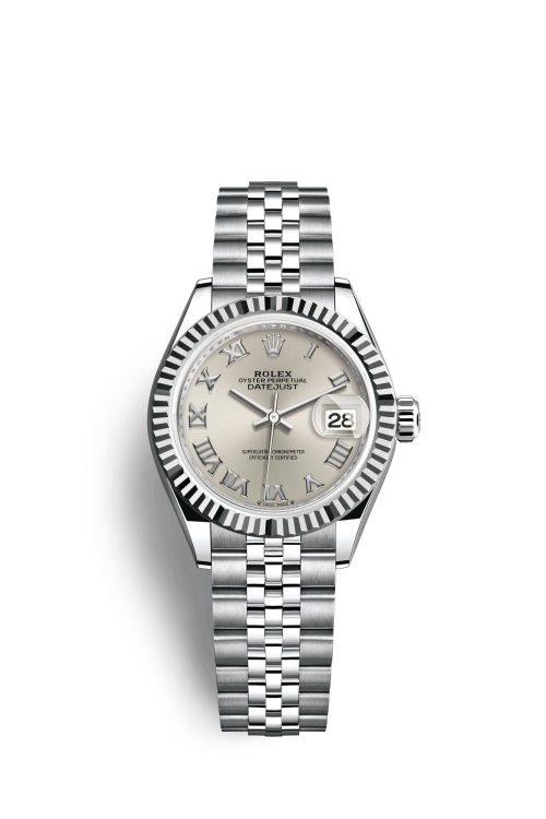 Rolex Lady-Datejust 28 Oystersteel and 18k White Gold 279174-0007