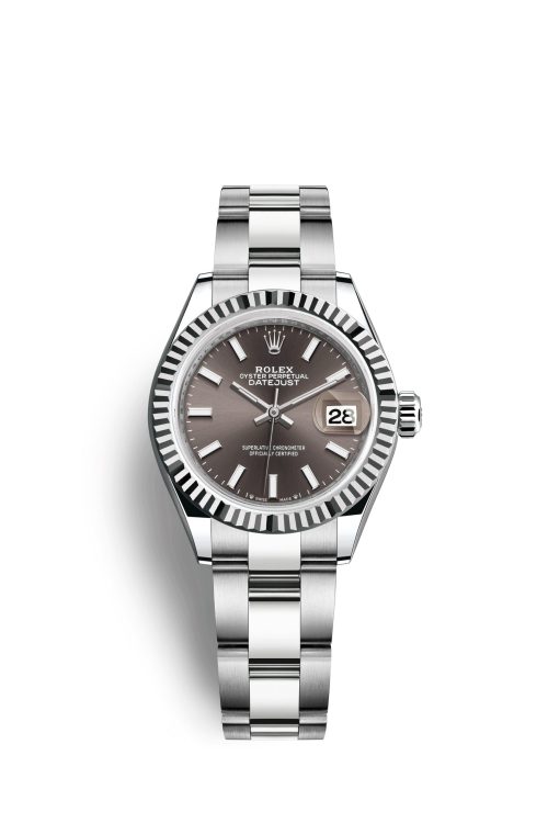 Rolex Lady-Datejust 28 Oystersteel and 18k White Gold 279174-0012