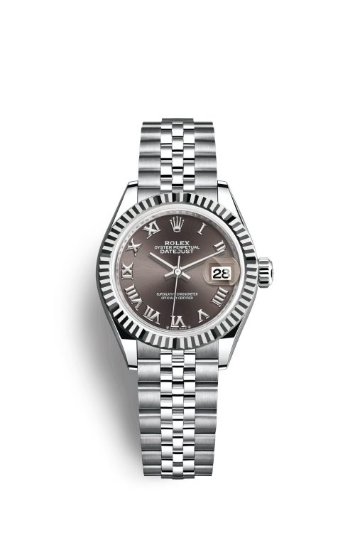 Rolex Lady-Datejust 28 Oystersteel and 18k White Gold 279174-0013