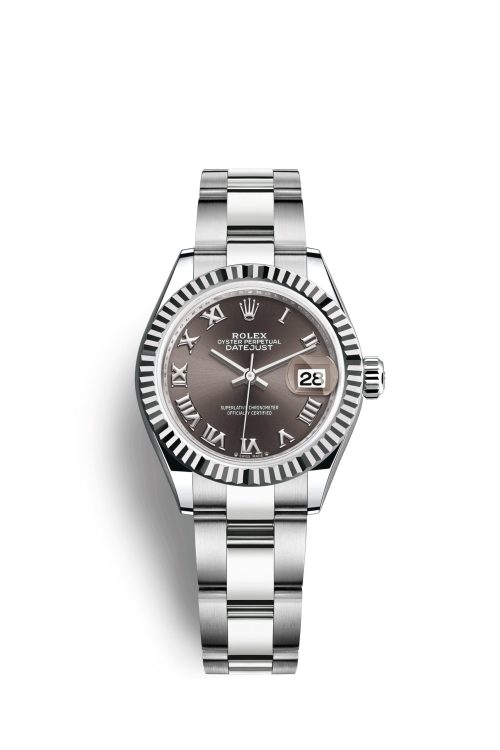 Rolex Lady-Datejust 28 Oystersteel and 18k White Gold 279174-0014