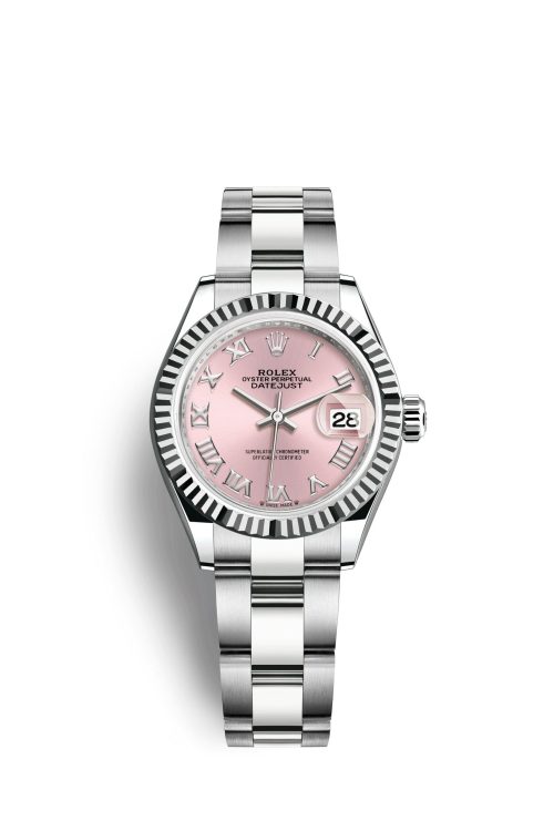 Rolex Lady-Datejust 28 Oystersteel and 18k White Gold 279174-0018
